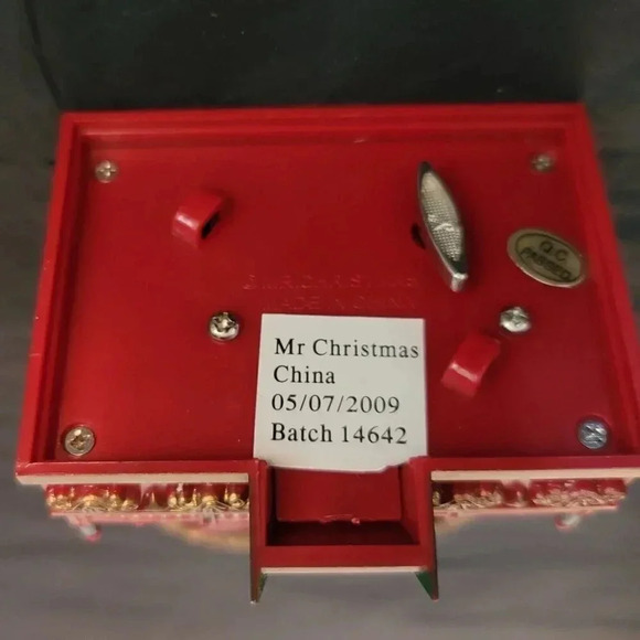 Vintage Mr. Christmas Music Box Ferris Wheel Collectable Wish Y Merry Christmas - Picture 3 of 5